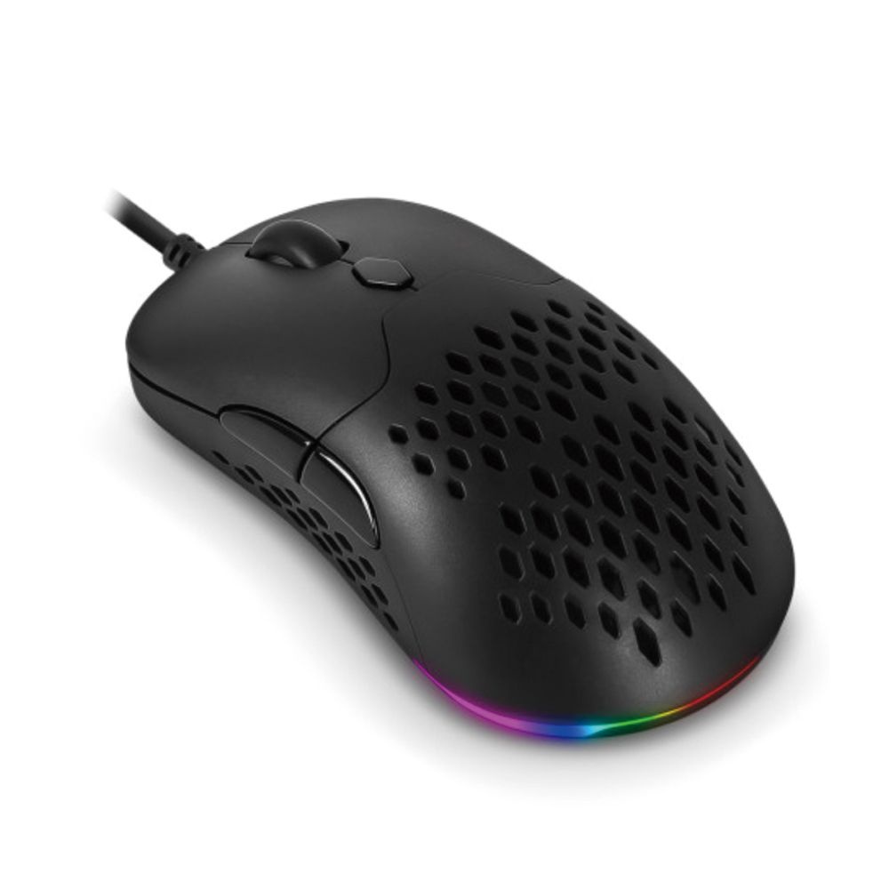 지클릭커 G-Clicker 슈퍼히어로 OP90 벤투스 유선 게이밍 커스텀마우스 블랙