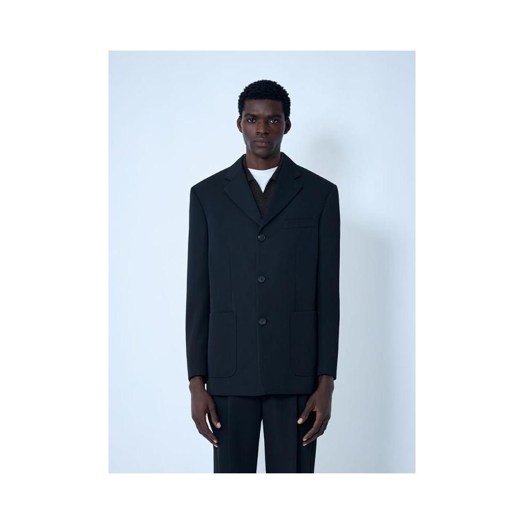 더로우 남성 셀럼 울 블레이저  row0162004blk