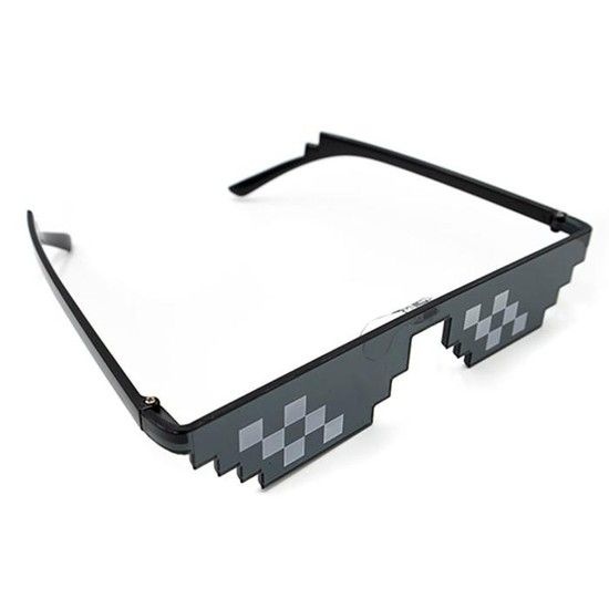 [룽스]안경 떠그 thug 인싸 레트로선글라스 8비트 2줄픽셀