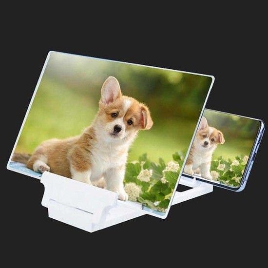 Coms 스마트폰 스크린 확대경 접이식 확대기 화면 확대 돋보기