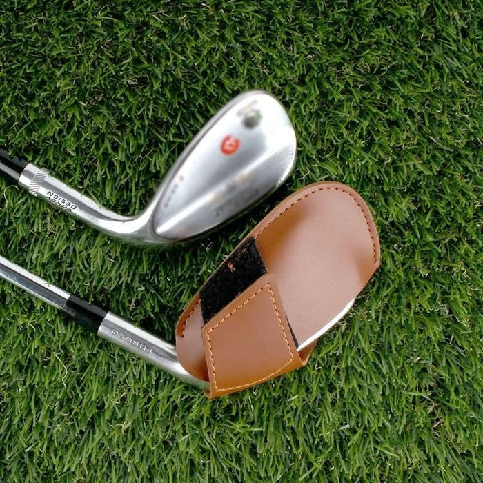 WL 드라이견고한버 골프채 아이언 웨지 커버 브라운 1P