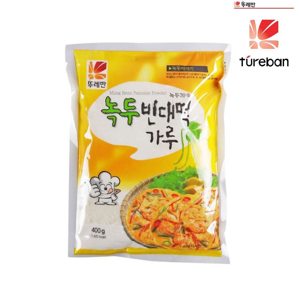 뚜레반 녹두빈대떡가루 400g