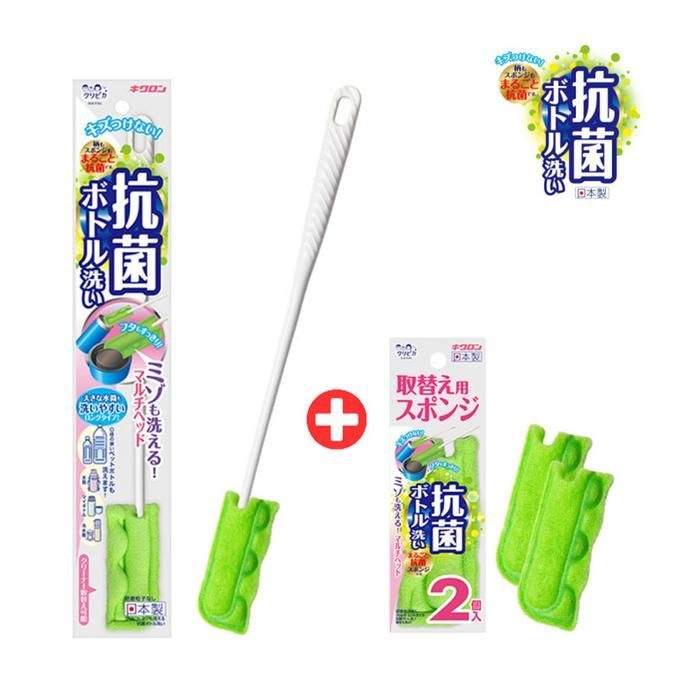 손잡이가 길어 깊이 세척가능한 키크론 텀블러 세척솔 리필 카트리지 2pc 세