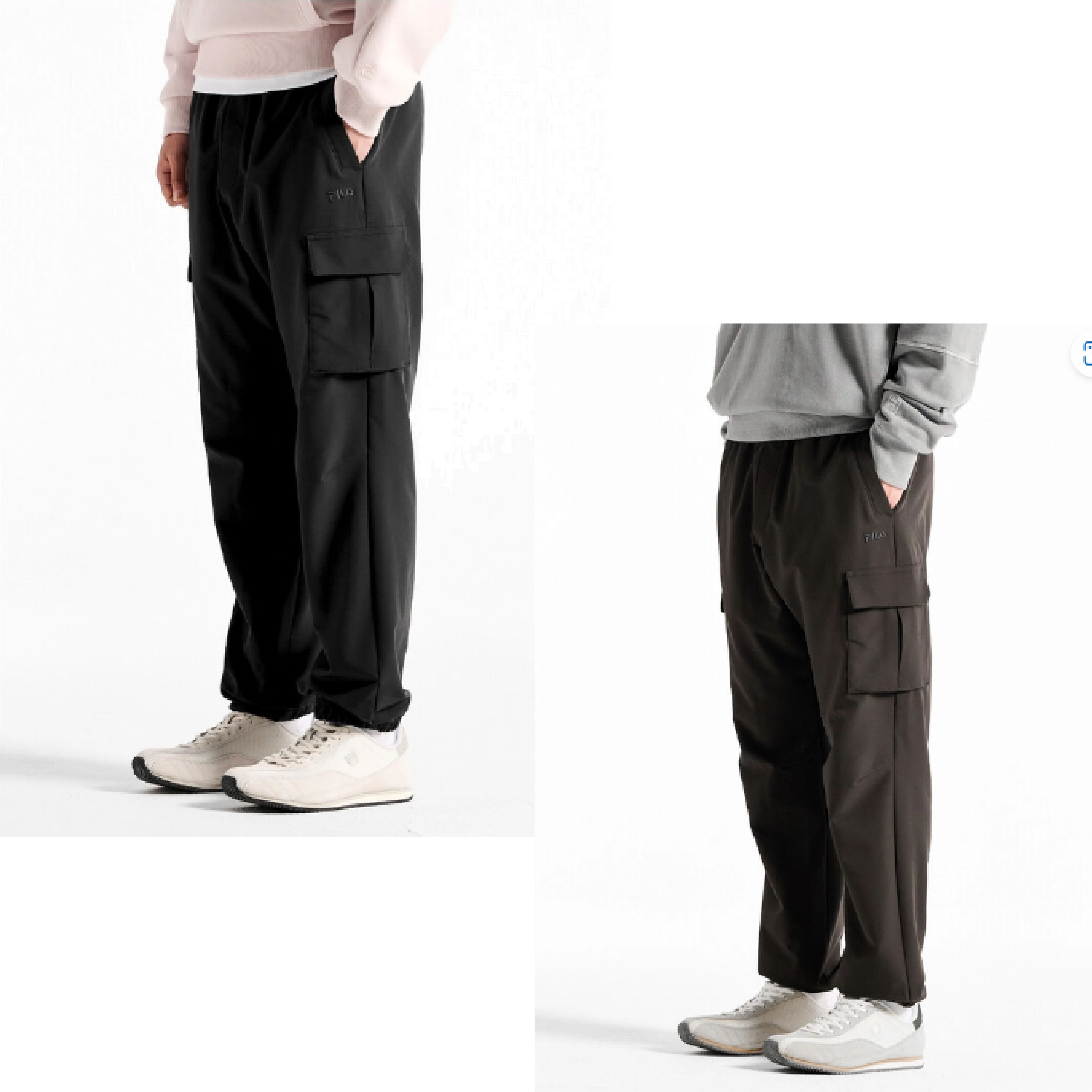 [명절효도설물]  FS254WP01X002006001  (휠라) 휠라 한소희봉태규고현정 김나영 에센셜 기모 카고 조거팬츠