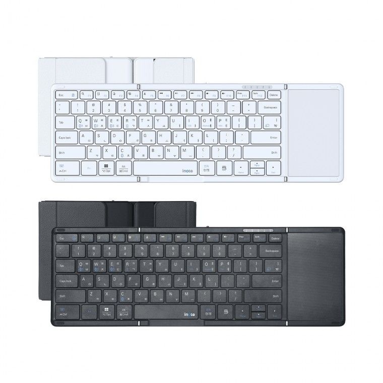 UBA  블루투스 터치패드 접이식 키보드 X-Folding