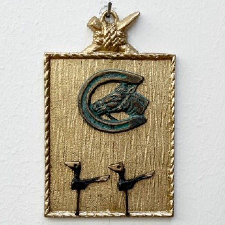 코뚜레 황동청동 주물액자 풍수액자 편자솟대