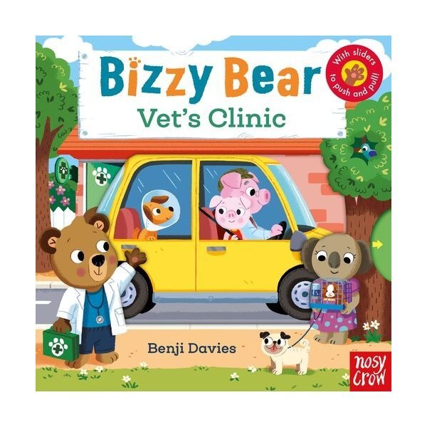 [웬디북]영문 영어 유아 도서 Bizzy Bear: Vet's Clinic QR음원 제공 Board book 영국판 With Sliders to Push and Pull! 1578057