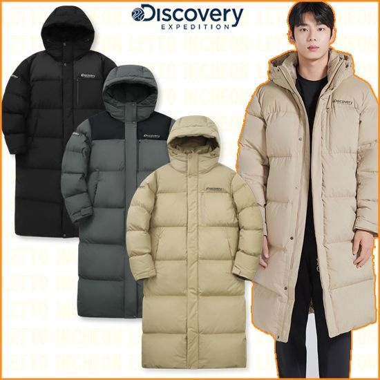 남성 반슬리 다운 롱패딩