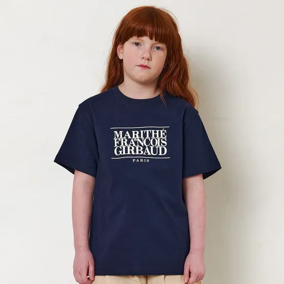 (공식) KIDS CLASSIC LOGO TEE navy