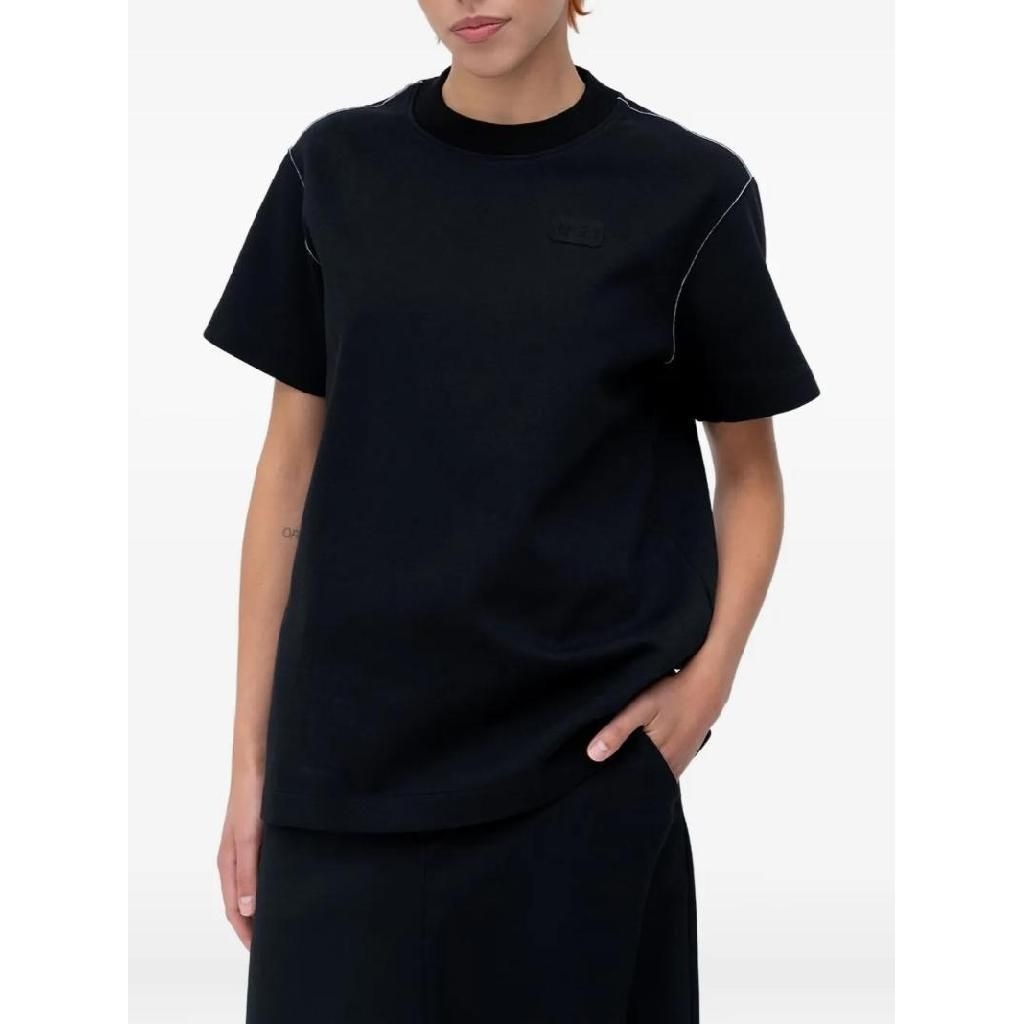 넘버투애니원 N21 콘트라스트 스티치 로고 패치 티셔츠 F11141579000 TP443760830