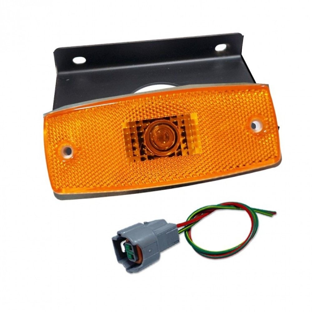 트럭 사이드 램프 전구형 보조등 주황색 차량폭등 개조용