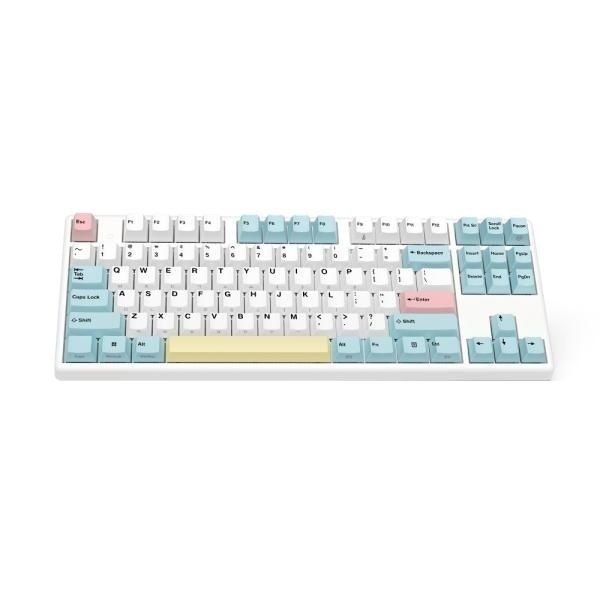 프리플로우 유선 기계식 무접점 키보드, archon NCK87 텐키리스 염료승화 마시멜로우 45g