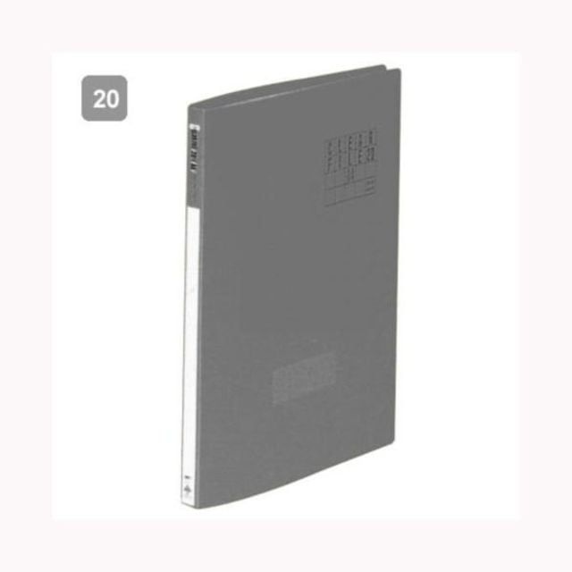 쉬미리 크리어화일 20매 회색 문화산업 F420-77 그레이 사무실용품 필기구