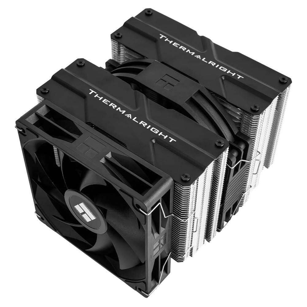 Thermalright [해외] THERMAL 써멀right Peerless Assassin 140 SE CPU 에어 쿨러, 고성능 트윈 타워 라디에이터, 12cm 및 14cm 팬, 상단 시트 포함, AMD: