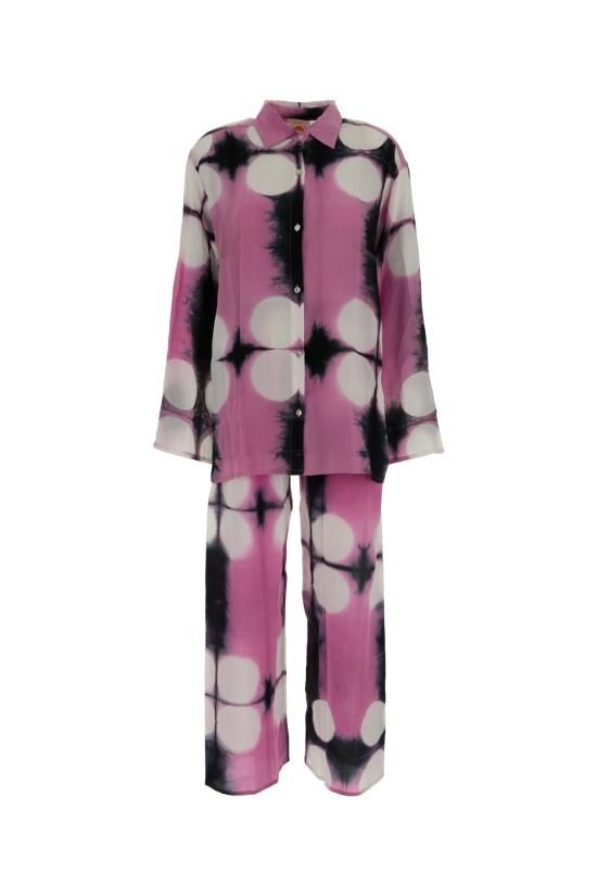 선 체이서즈 25SS 센체이서 스웨터 BLOCKPRINTDOTDYE PINK