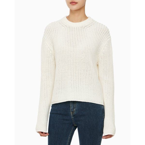 Calvin Klein Jeans Calvin Klein Jeans 여성 청키 케이지 얀 스웨터 풀오버40WK328 900845