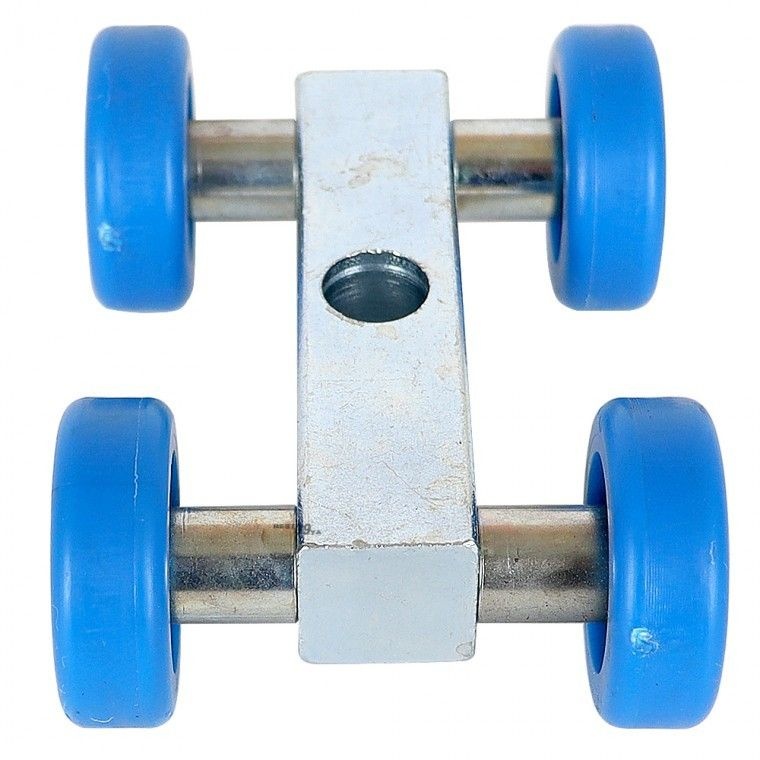 HK캐스터 C형강 4륜 항가 나일론 HC-11132  75mm 항가차 컨베이어 레일 로라 바퀴 도어 행거 롤러 CSRN