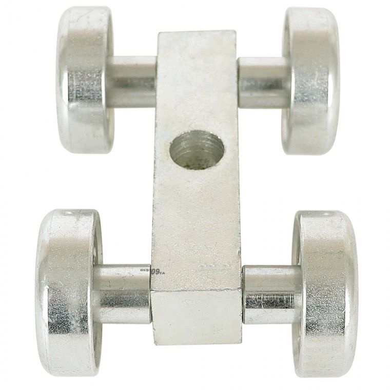 HK캐스터 C형강 4륜 항가 스텐 HC-11140  60mm 항가차 컨베이어 레일 로라 바퀴 도어 행거 롤러 CSRN