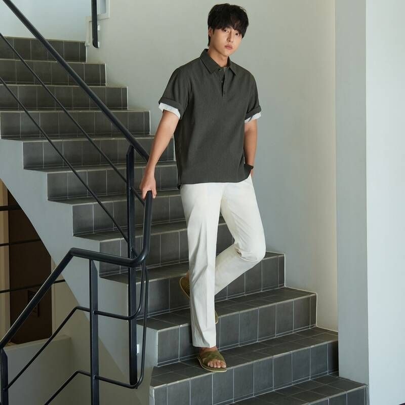 지오지아 지오지아 4컬러 25SS 신축성좋은 트윌조직 여름면바지 치노팬츠 ADF2PP1905 CM9344 854084