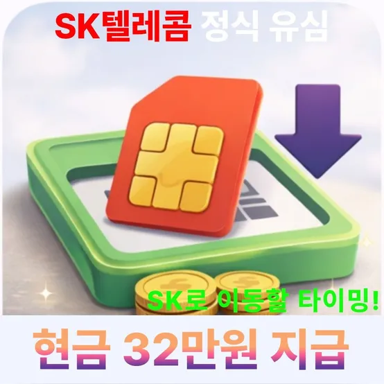 SK유심 통신사이동 USIM 선택약정 12개월 오늘출발 비대면 : 롯데ON