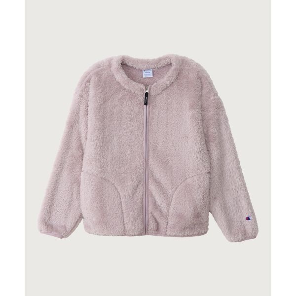 챔피온  여성 플리스 집업 재킷 Light Purple 416779