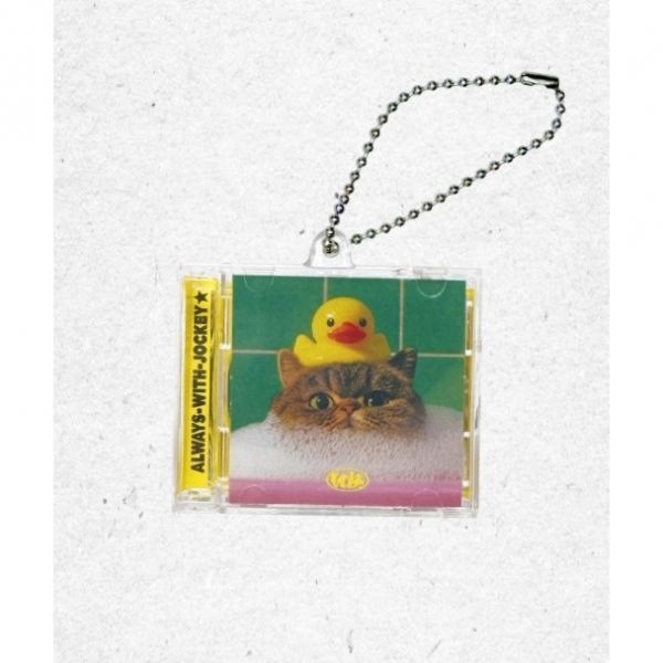 <매장정품> 비디오자키 VIDEO JOCKEY 캣시크 디스크 키링 옐로우 VJ25G697YEF 1368005