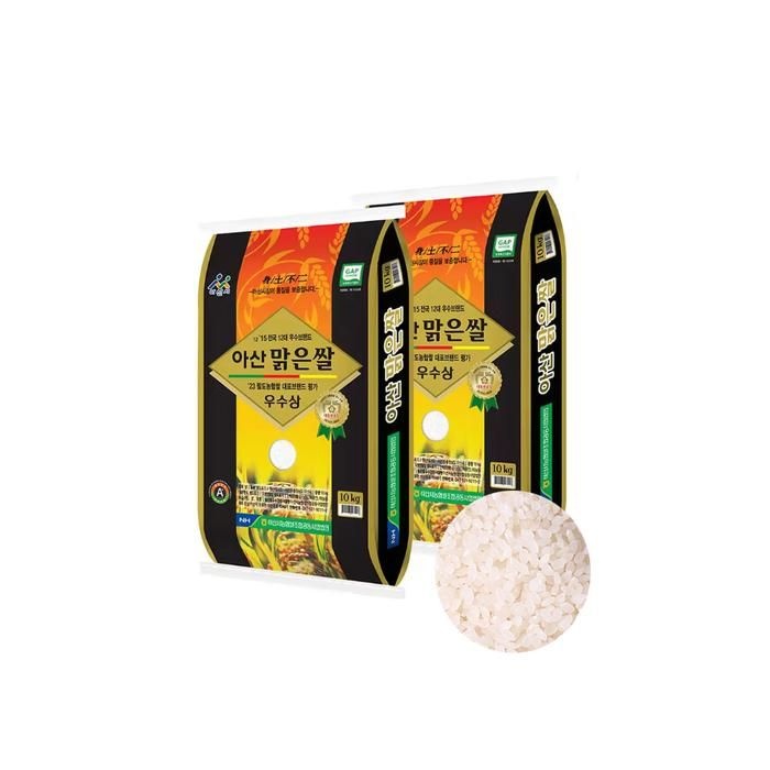상세페이지 참조 25년산 햅쌀 아산맑은쌀 20kg(10kg+10kg)특등급/단일품종