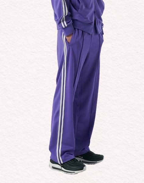 널디 NDY 엠브로이더리 로고 NY 트랙 팬츠 퍼플 PNES24TP0117 303198