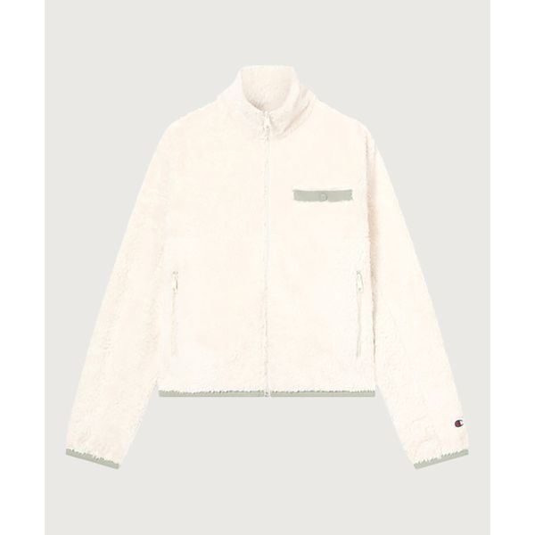 챔피온  여성 오버핏 풀집업 플리스 재킷 Ivory 417041