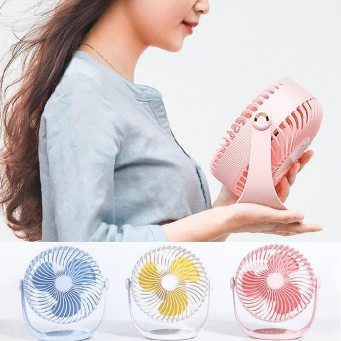 JU 7인치 탁상용 선풍기 360도 회전 써큘레이터겸용