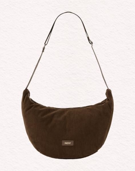 널디 NDY 코듀로이 호보 크로스백 브라운 PNEF25BG034101 302777