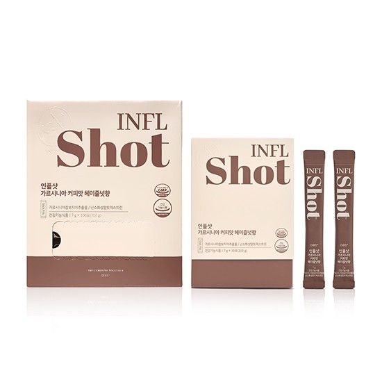 [2개월 패키지] 인플샷 가르시니아 커피맛 헤이즐넛향 대용량1박스(100포)+1박스(30포)