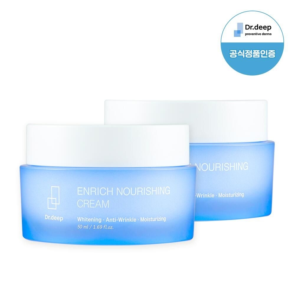 닥터딥 (현대Hmall) [닥터딥] 미네랄 영양크림 50ml x2