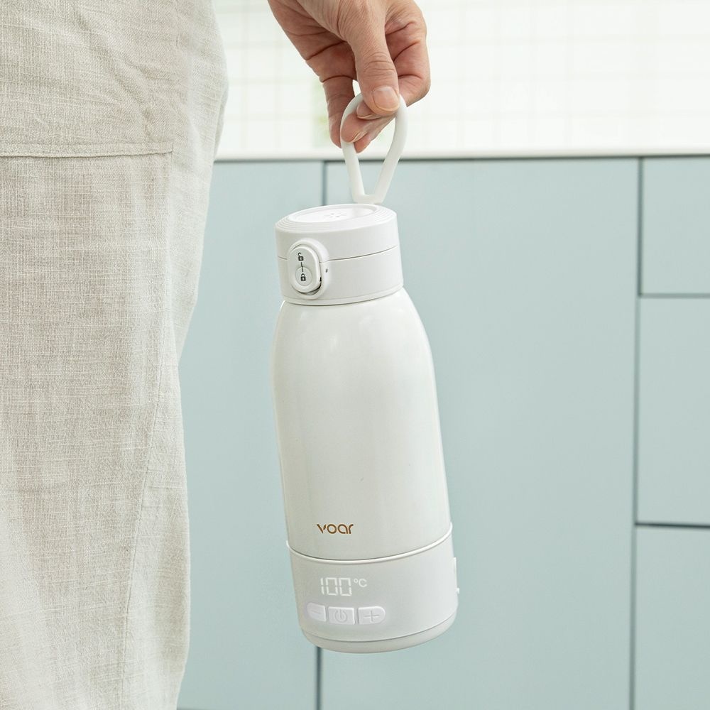 오아(주) 보아르 아가보틀 휴대용 분유 포트 100도 가열 무선 보온 신생아 아기 여행용 포트기