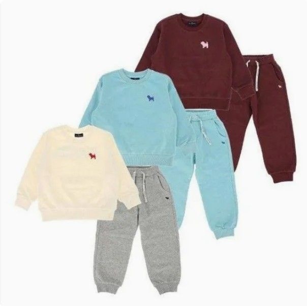 블루독 키즈 에센셜 맨투맨 3종/시보리 팬츠 4종 택1