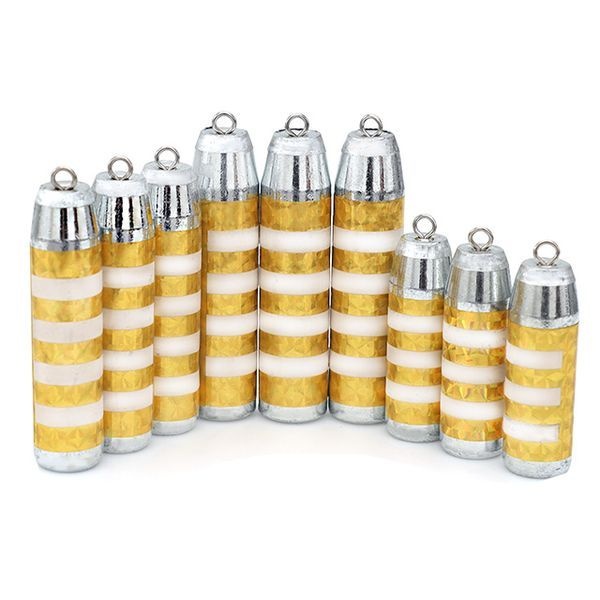 머털낚시 [하프클럽]금빛 홀로그램 테이프 야광 고리 봉돌 문어 전용 싱커 대구 우럭 30호 40호 50호