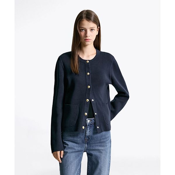 TOMMY HILFIGER 타미힐피거 [1월 29일 배송] TOMMY HILFIGER 리버시블 저지 가디건 (T22F7KCD051WT20X4)T22F7KCD051WT20X4 121822