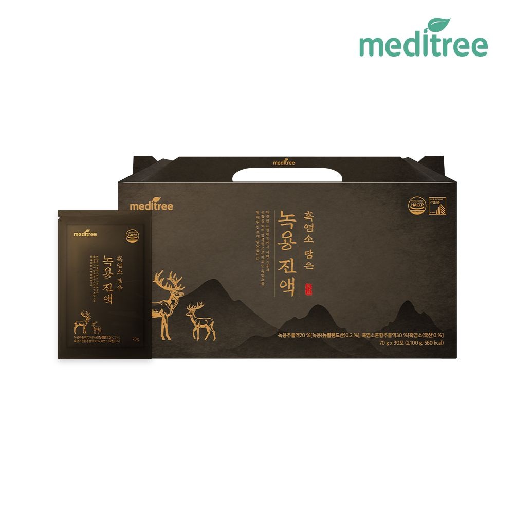 메디트리 흑염소 담은 생 녹용진액 1박스(30포)