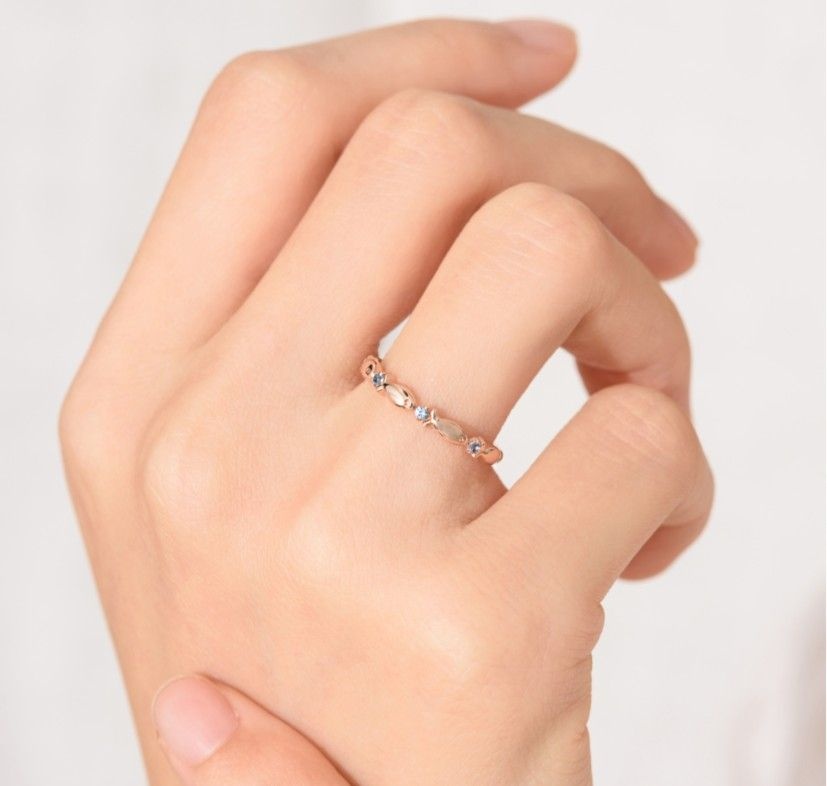 [롯데백화점] 미니골드 [YGB][18K][ON] 럭키 블루 피쉬 반지 RRTM4160 LE1220860953