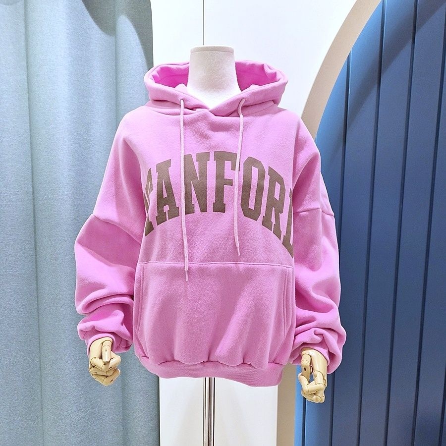 리펜 스튜디오 [AK원주점] [리펜스튜디오] 기모안감 스텐포드 와이드핏 후드티셔츠 SH02TS102