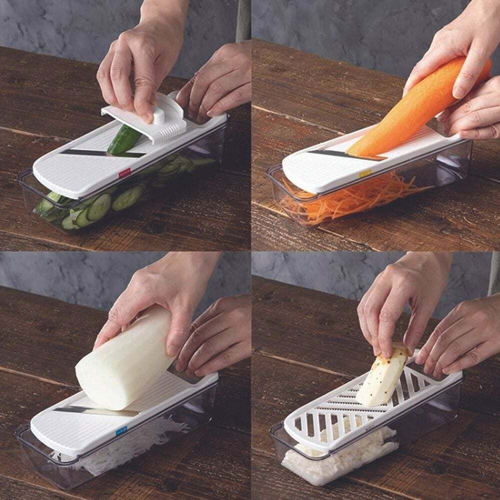 (현대Hmall) 일본산 XTC683Y5 컴팩트 강판 채칼 4종 세트