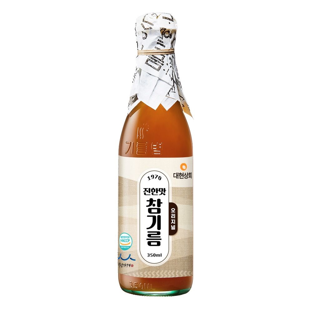 [롯데백화점]  50년전통 대현상회 오리지널 진한맛참기름 350ml