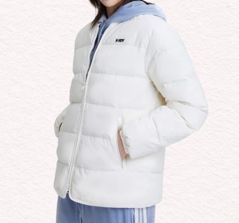 에센셜 널디 NDY 라이트 다운 자켓 블랙아이보리 PNEW24DJ06 302901