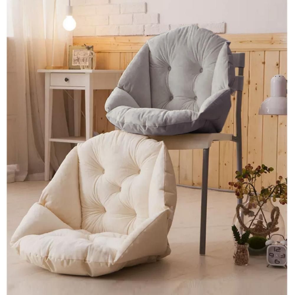 허리의자 의자쿠션 등받이 방석 쿠션 일체형 차량방석 의자방석 사무실 좌식