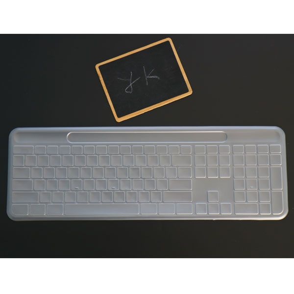 로지텍 SOLAR K980 팬터그래프 키스킨 1:1 맞춤형 풀커버 타건감 일반 TPU 방수 키보드 커버