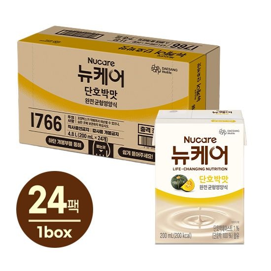 뉴케어 [본사] 뉴케어 단호박맛 (200mlx24팩), 1박스