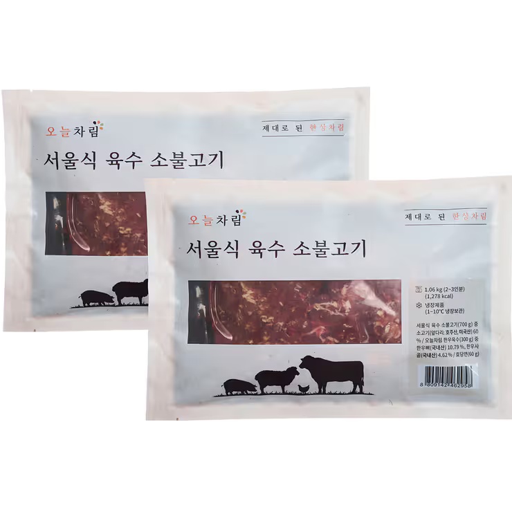 Dailytable Seoul-style Beef Bulgogi 1060g x 2ea