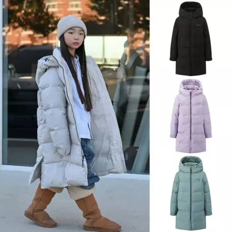 여성 벨트형 롯다운 L퍼카라 롱다운 자켓