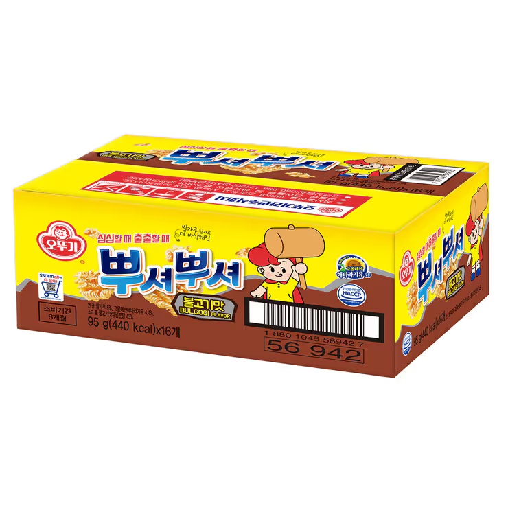 Ottogi Pusho-Pusho Bulgogi flavor 1.52kg / 95g x16