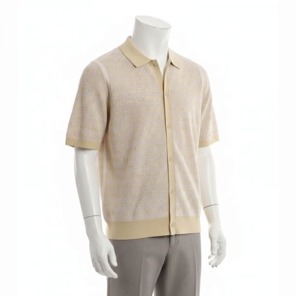 J.LINDEBERG 남성 롤란도 로고 자카드 폴로티